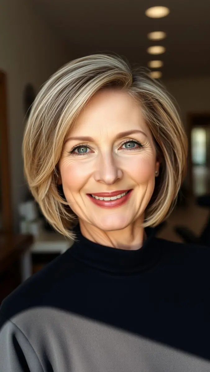 Kurzhaarfrisur für 60-jährige Frauen: Ideen und Stil 2026 1 modele coiffure courte femme 60 ans