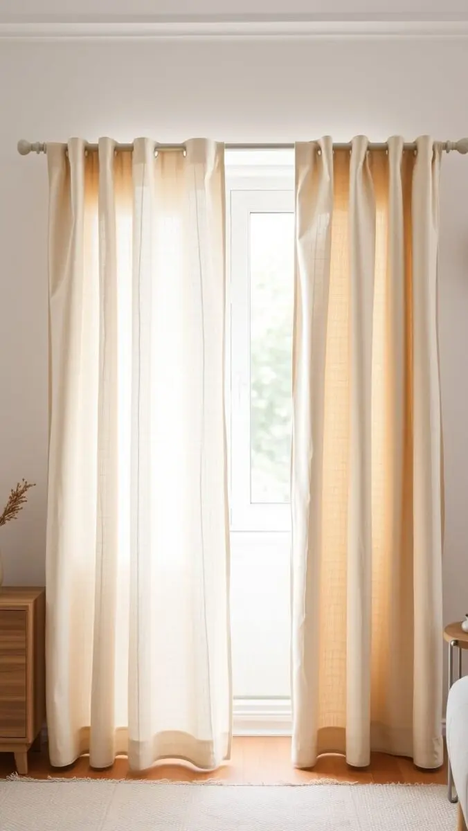 Vorhänge im skandinavischen Stil: warmer Leitfaden 2026 1 rideau style scandinave